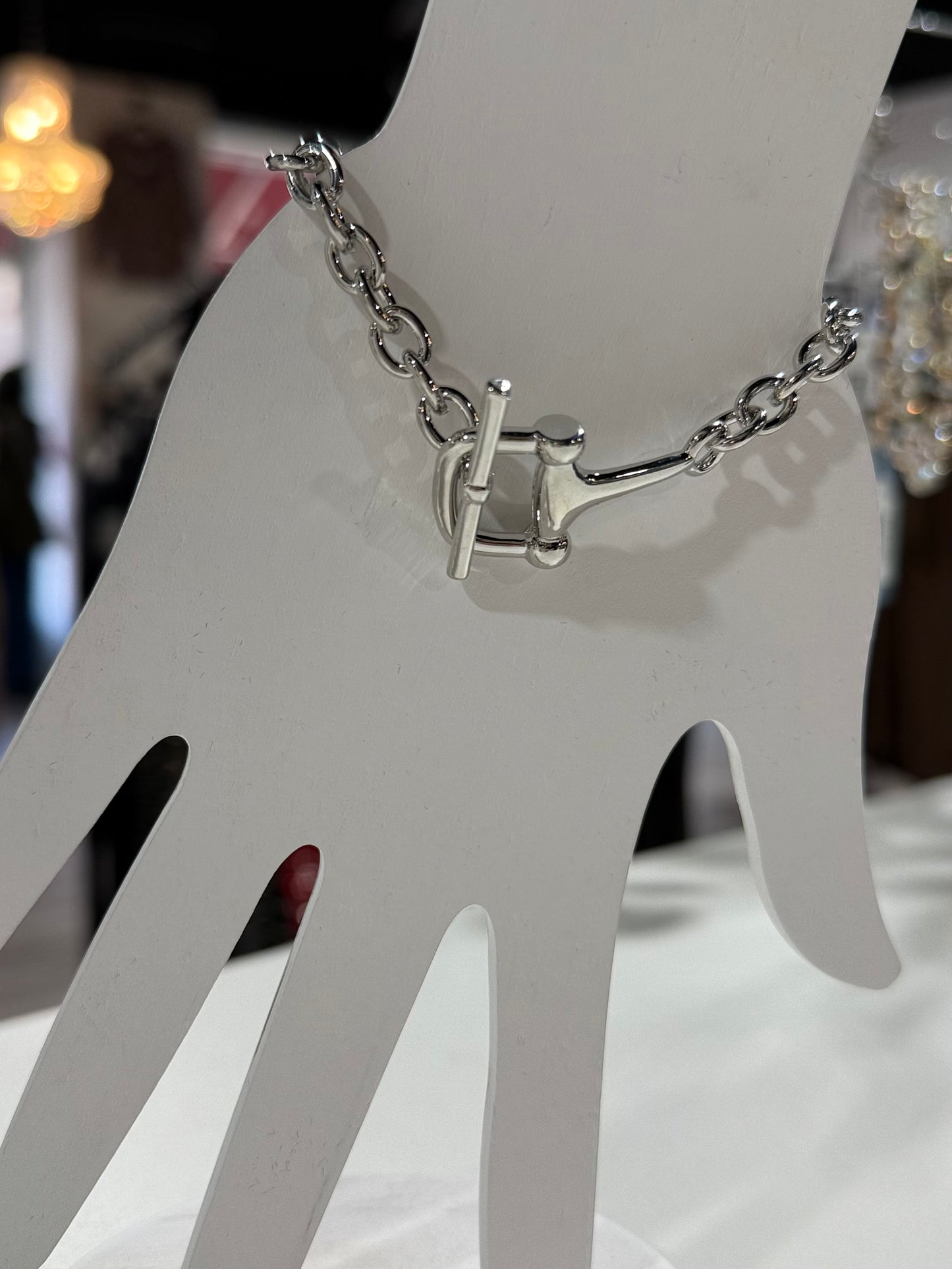 Water & Tarnish Resistant Horse Bit Bracelet