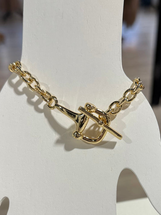 Water & Tarnish Resistant Horse Bit Bracelet