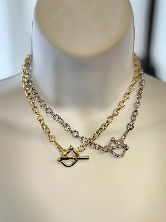 Water & Tarnish Resistant Horse Bit Necklace