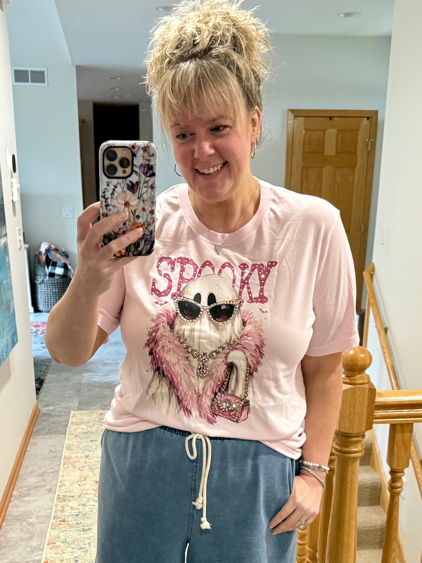 Spooky Rhinestone Graphic Tee