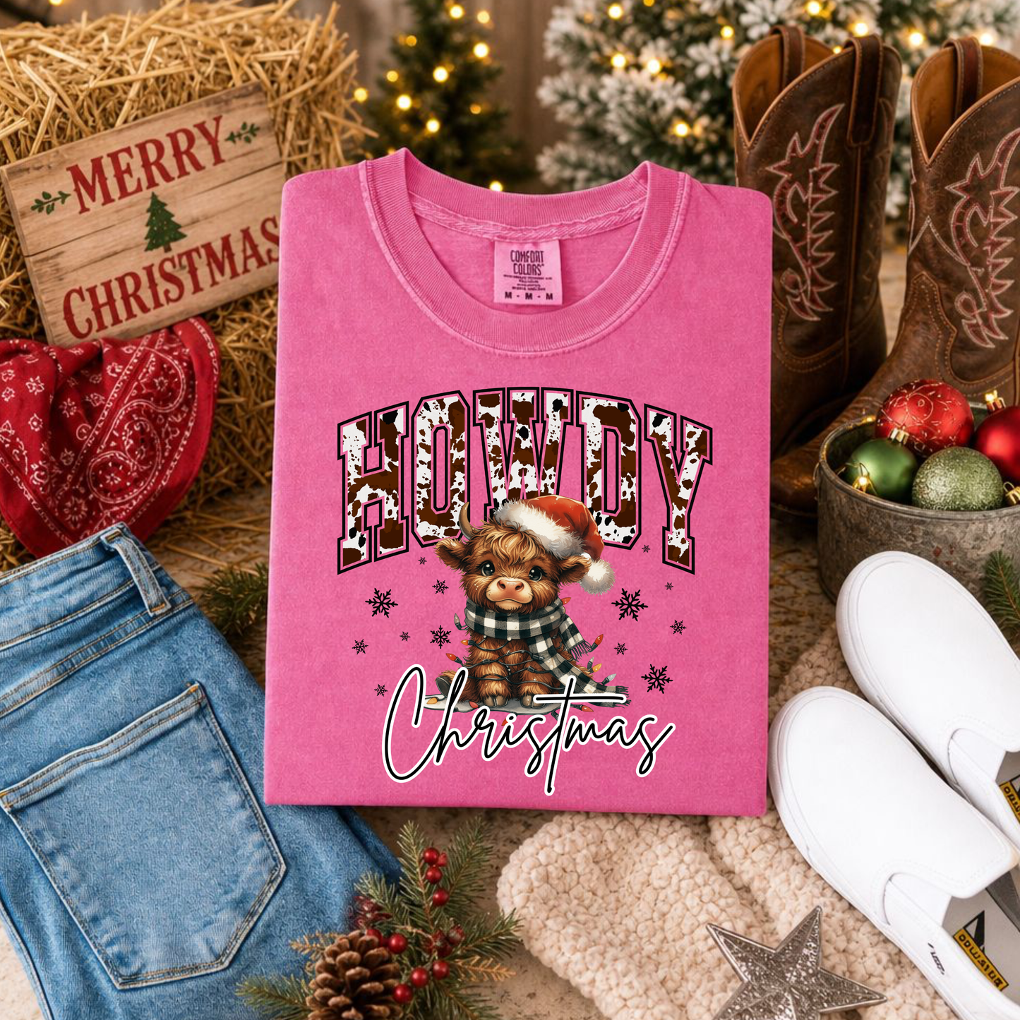 *Howdy Christmas Tee