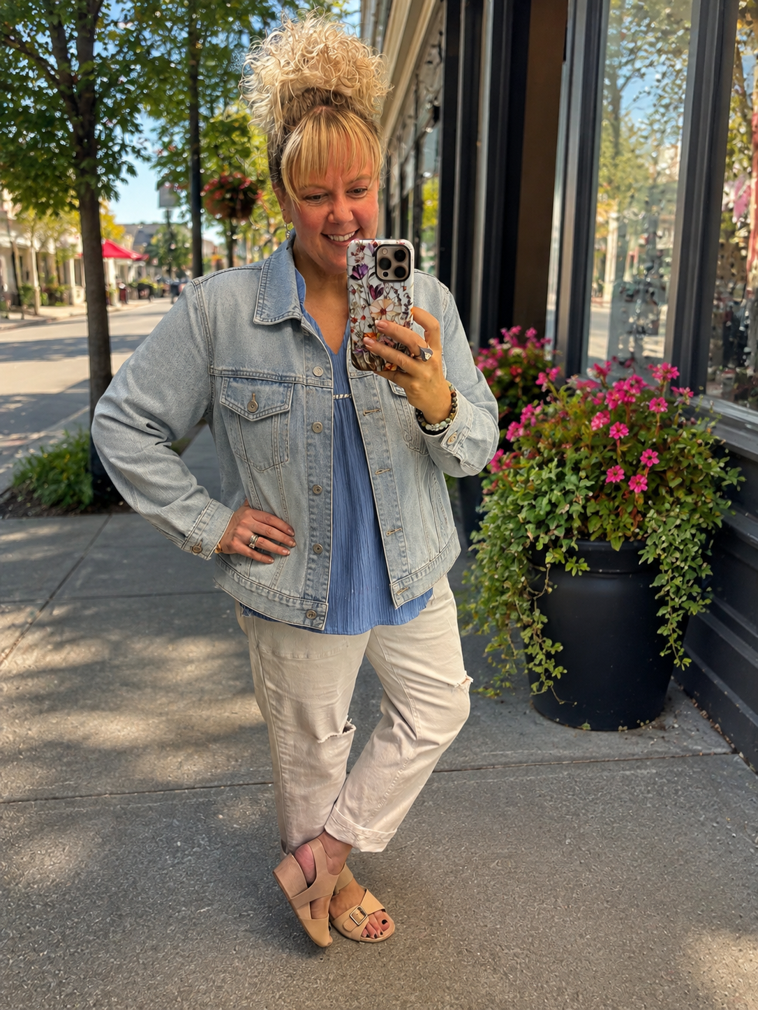 Embroidered Denim Jacket