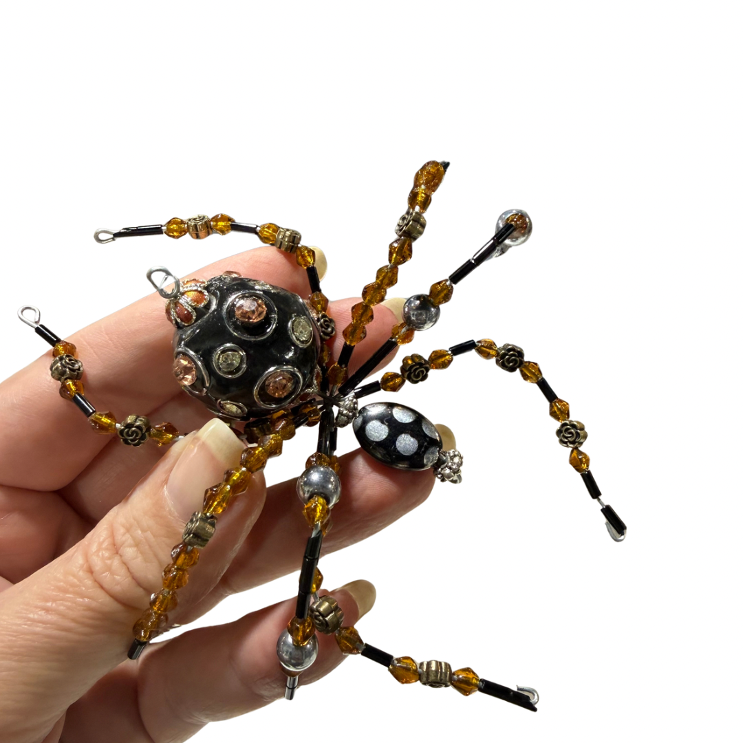 Hand Made Beaded Spider