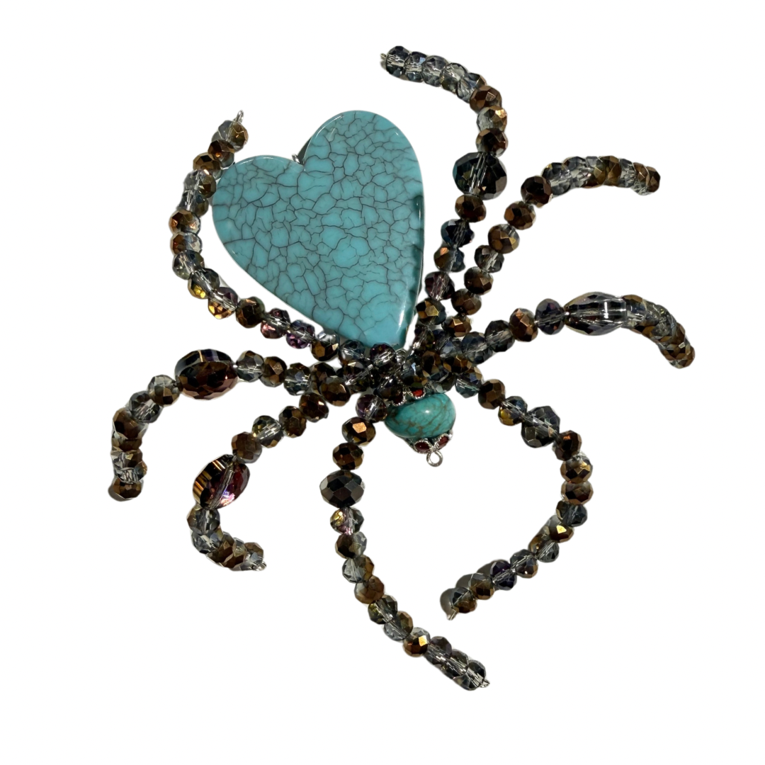 Hand Made Beaded Spider