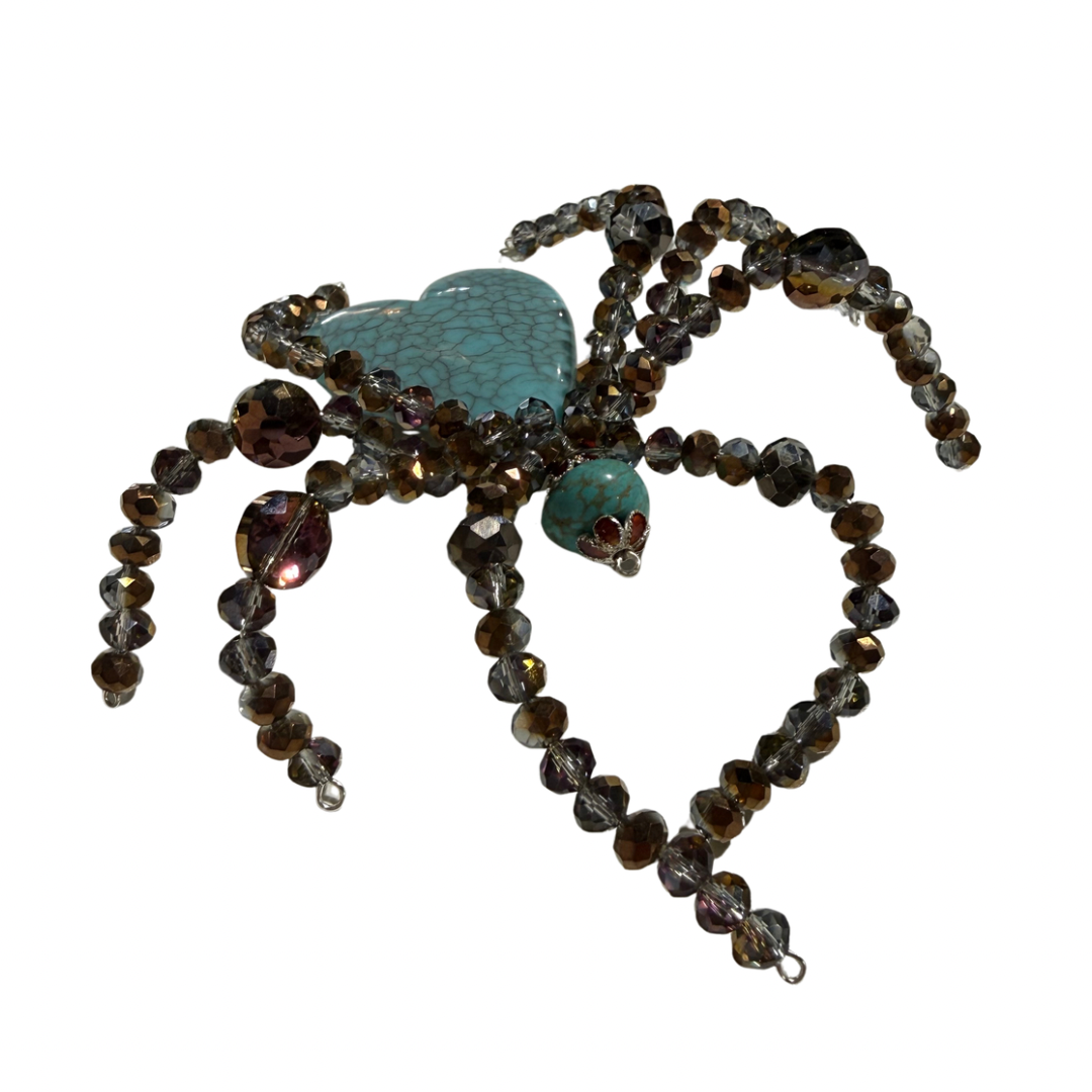 Hand Made Beaded Spider
