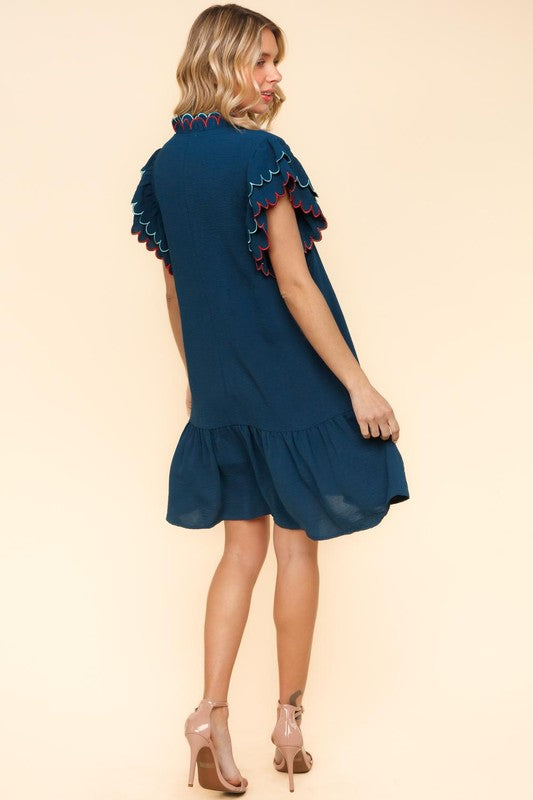 Nautical Navy Dress