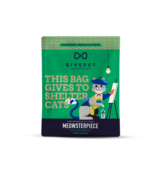 GivePet Meowsterpiece Freeze Dried Premium Cat Treats