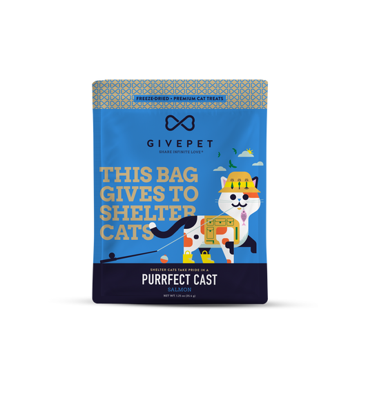 GivePet Purrfect Cast Freeze Dried Premium Cat Treats