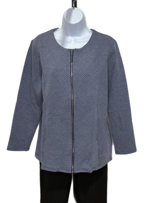 Cloud Blue Jacquard Jacket