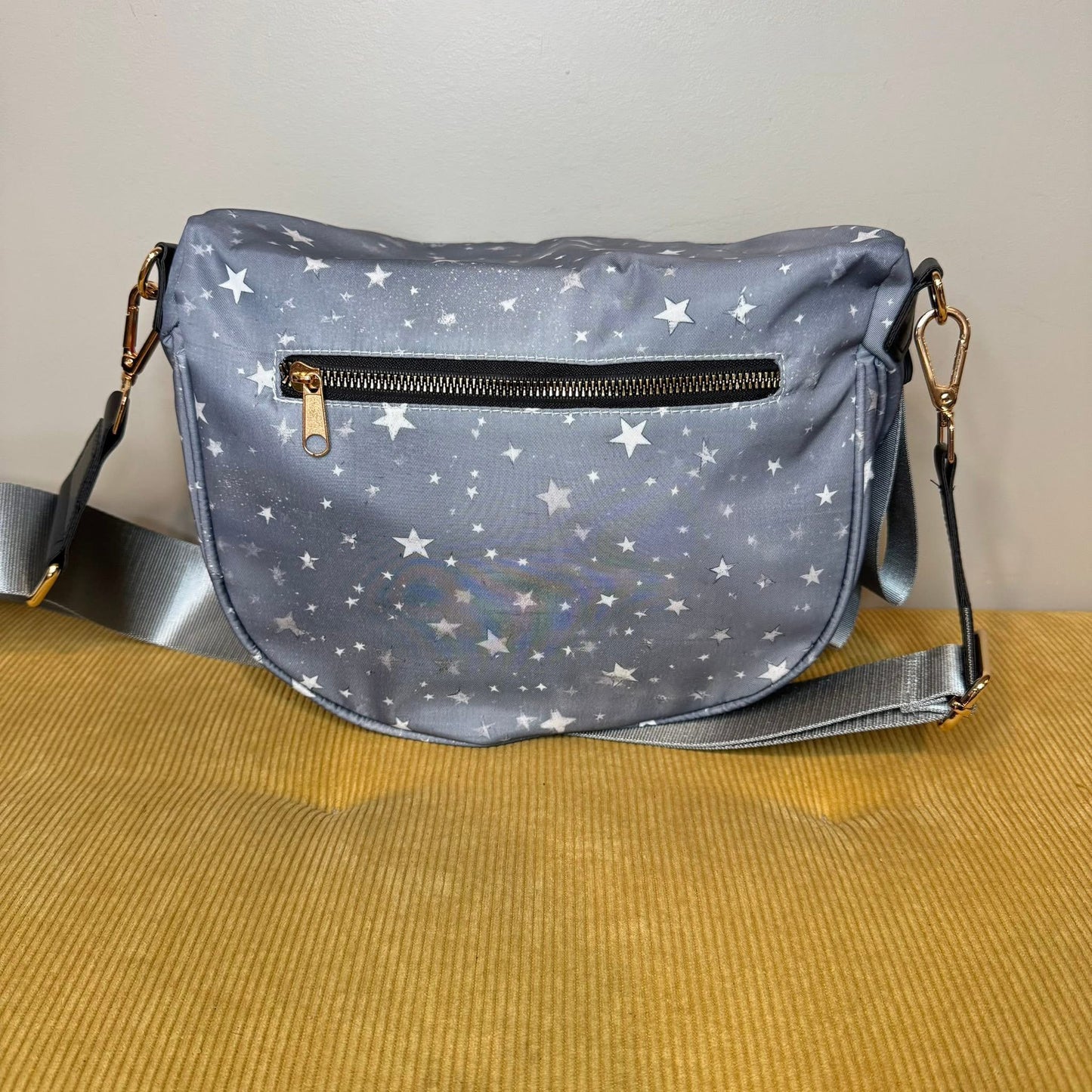 Stars Nylon Crossbody Bag
