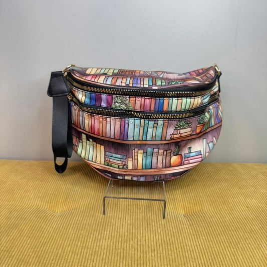 Books Nylon Crossbody Bag