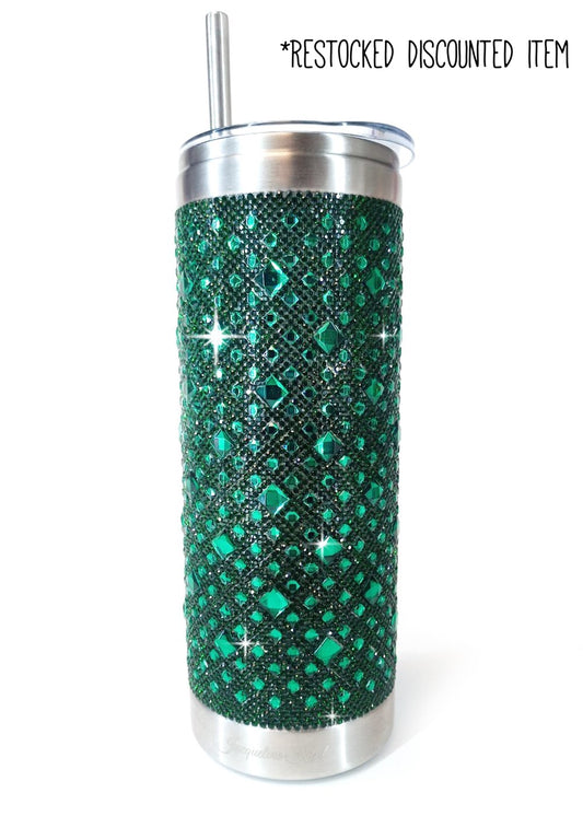 Jacqueline Kent Studded Tumbler in Green As Is*