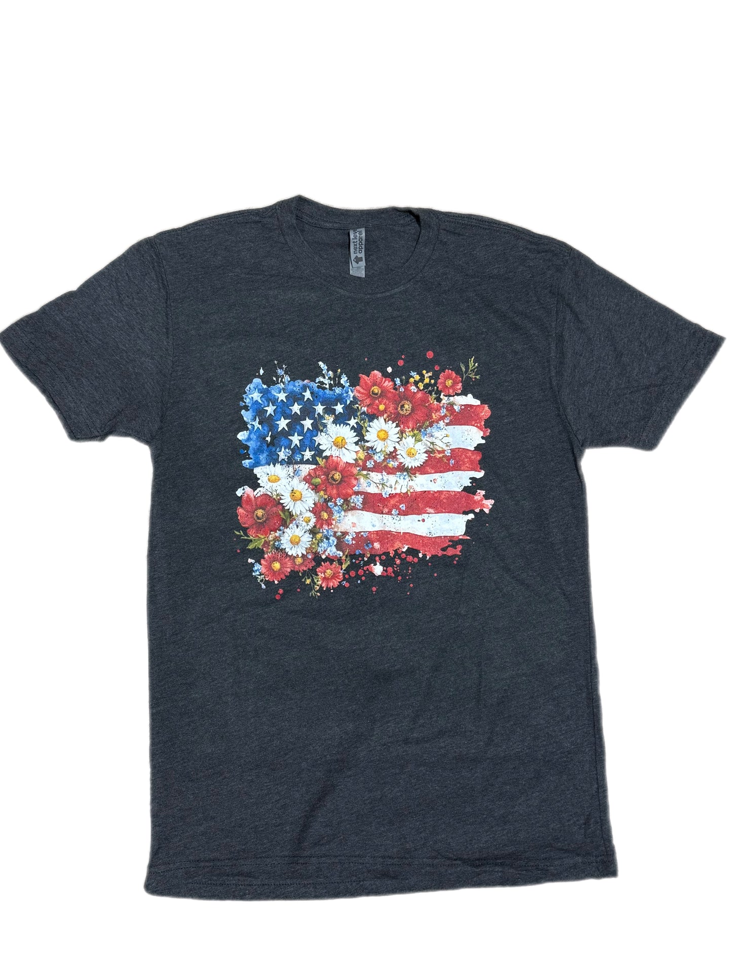 Floral Flag Graphic Tee