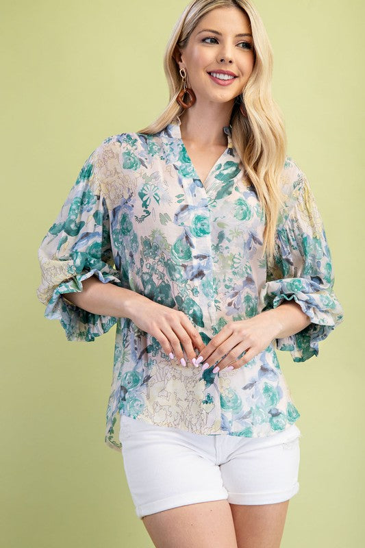 Floral Blouse