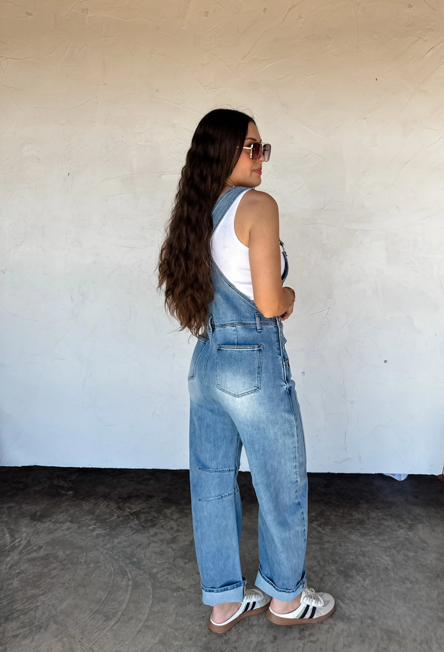 Barrel Leg Overalls