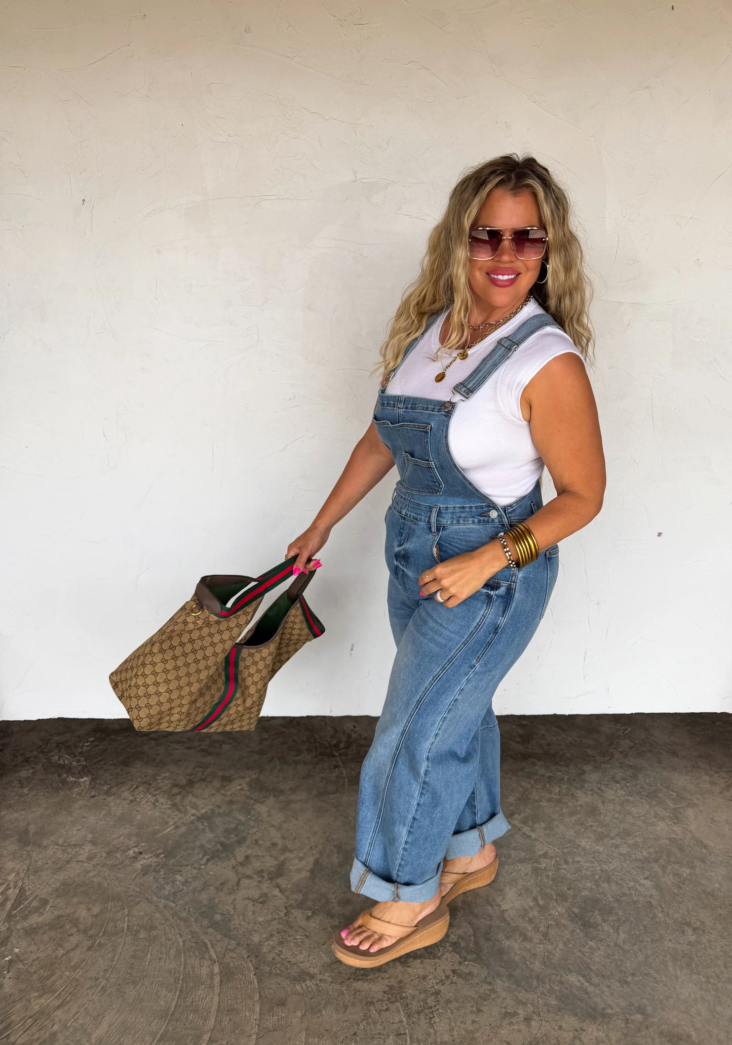 Barrel Leg Overalls
