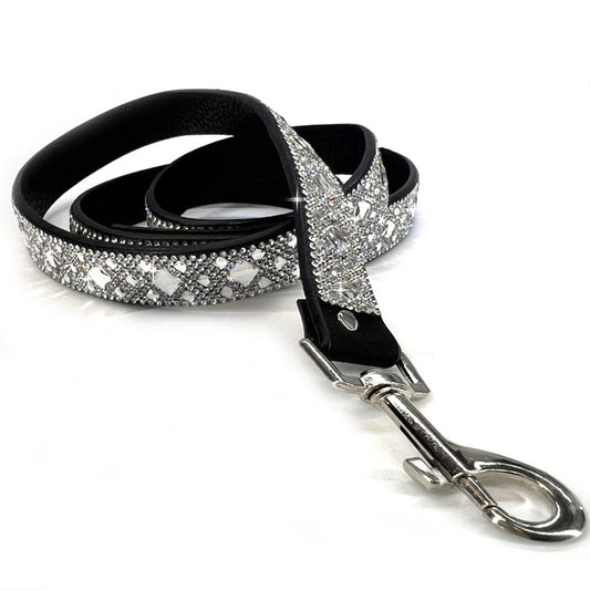 Jacqueline Kent Studded Leash Silvery White
