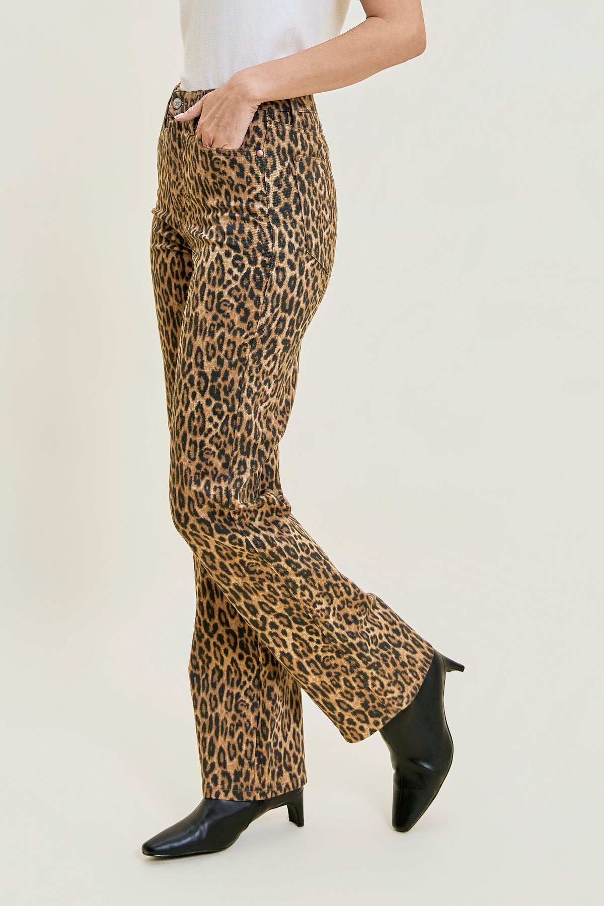 Judy Blue Leopard Denim