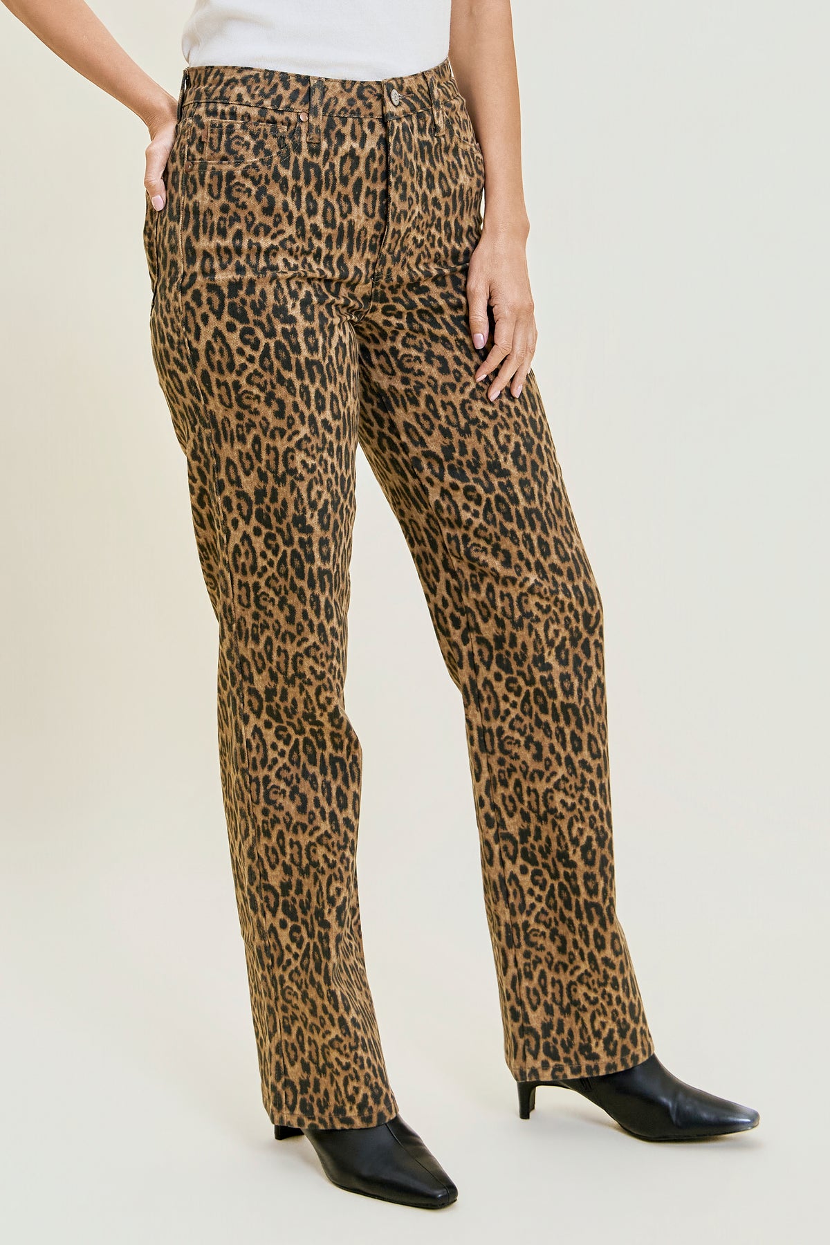 Judy Blue Leopard Denim