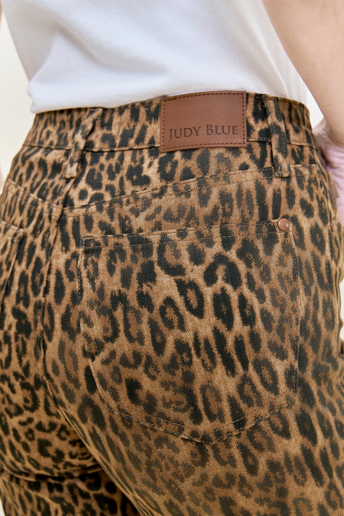 Judy Blue Leopard Denim