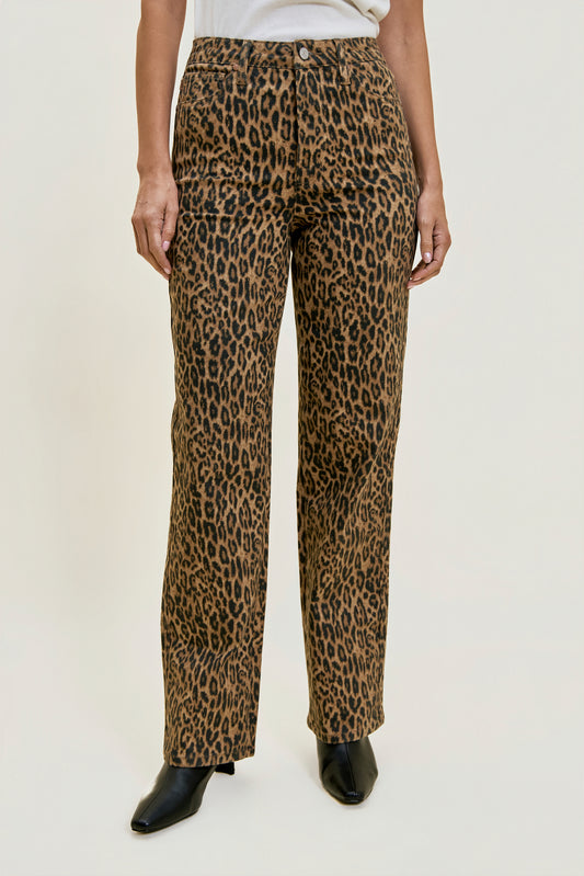 Judy Blue Leopard Denim