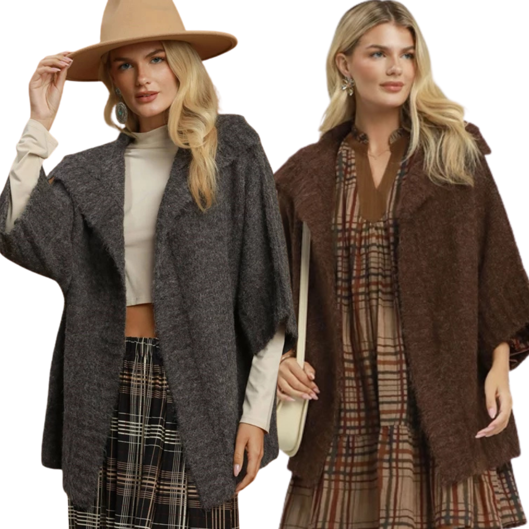 Oversized 3/4 Sleeve Cardigan