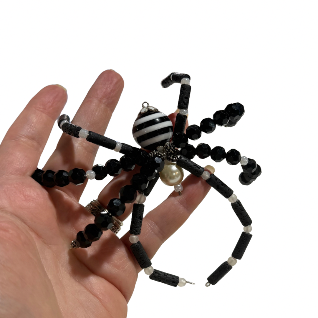 Hand Made Beaded Spider