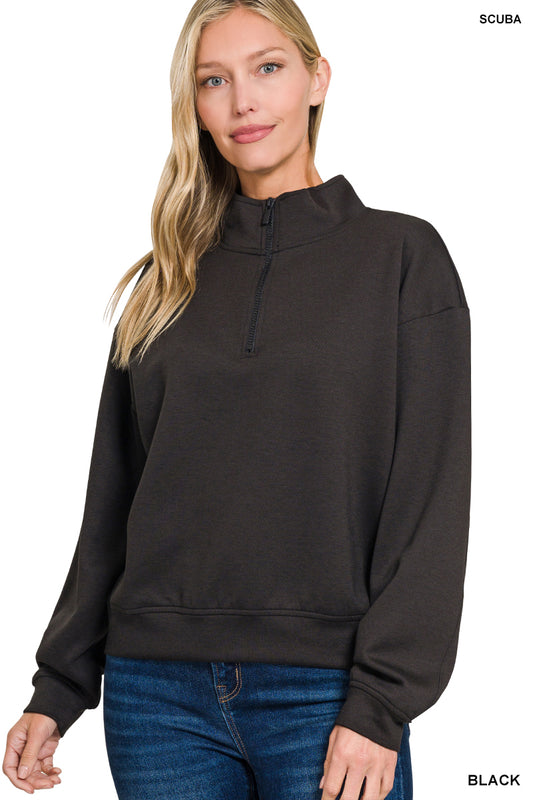 Black Scuba Sweatshirt