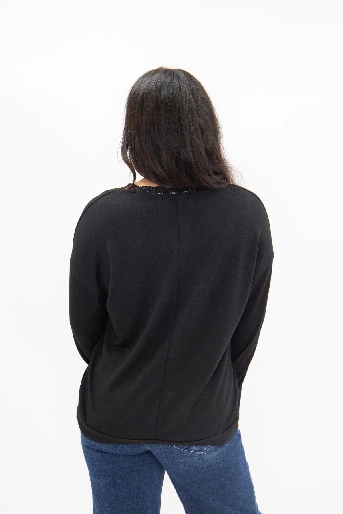 Ultra Soft Lace Detail Top