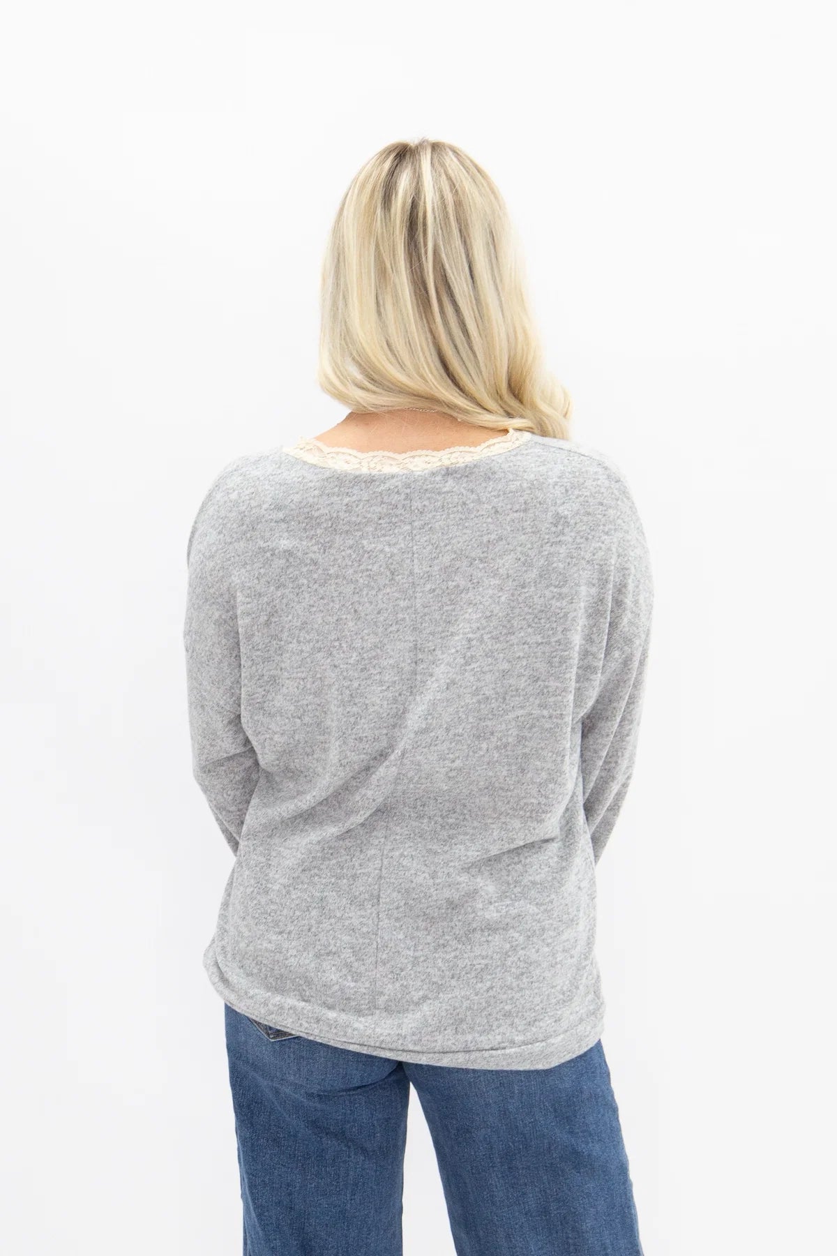 Ultra Soft Lace Detail Top