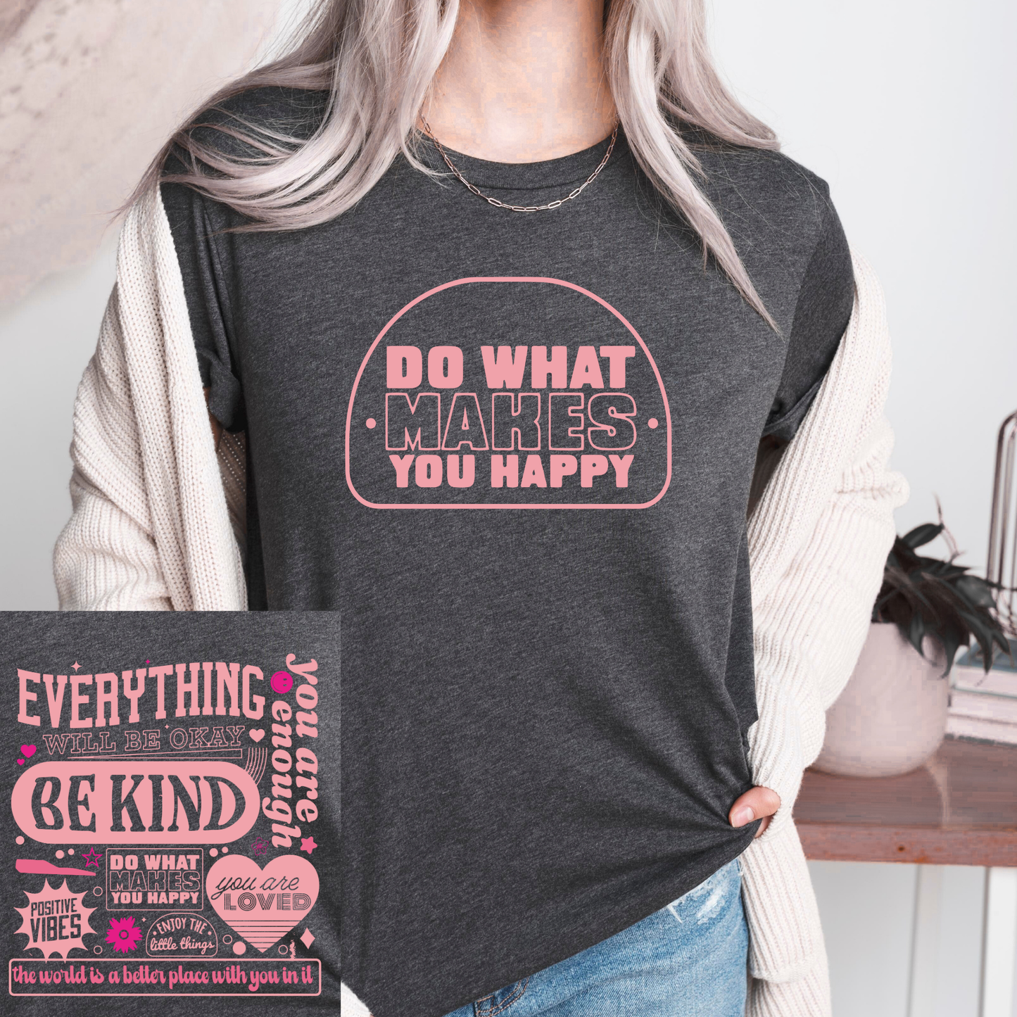 *Happy Collage Graphic Tee