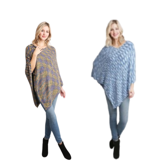 Baby Soft Heathered Poncho