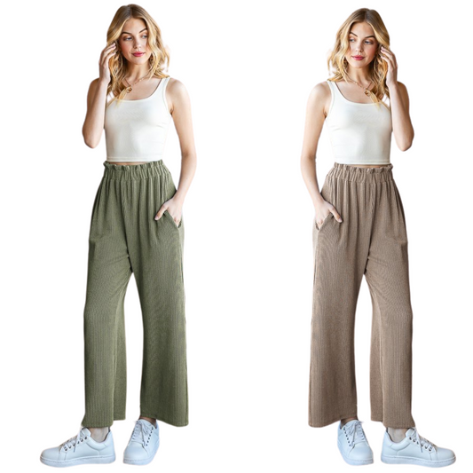 Urban Ribbed Ankle Pant