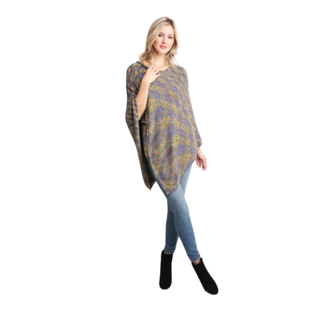 Baby Soft Heathered Poncho