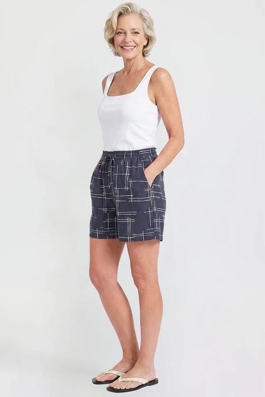 Pull On Rayon Shorts