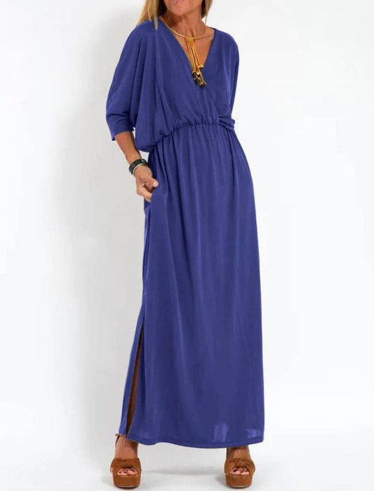 Batwing Dress with Pockets