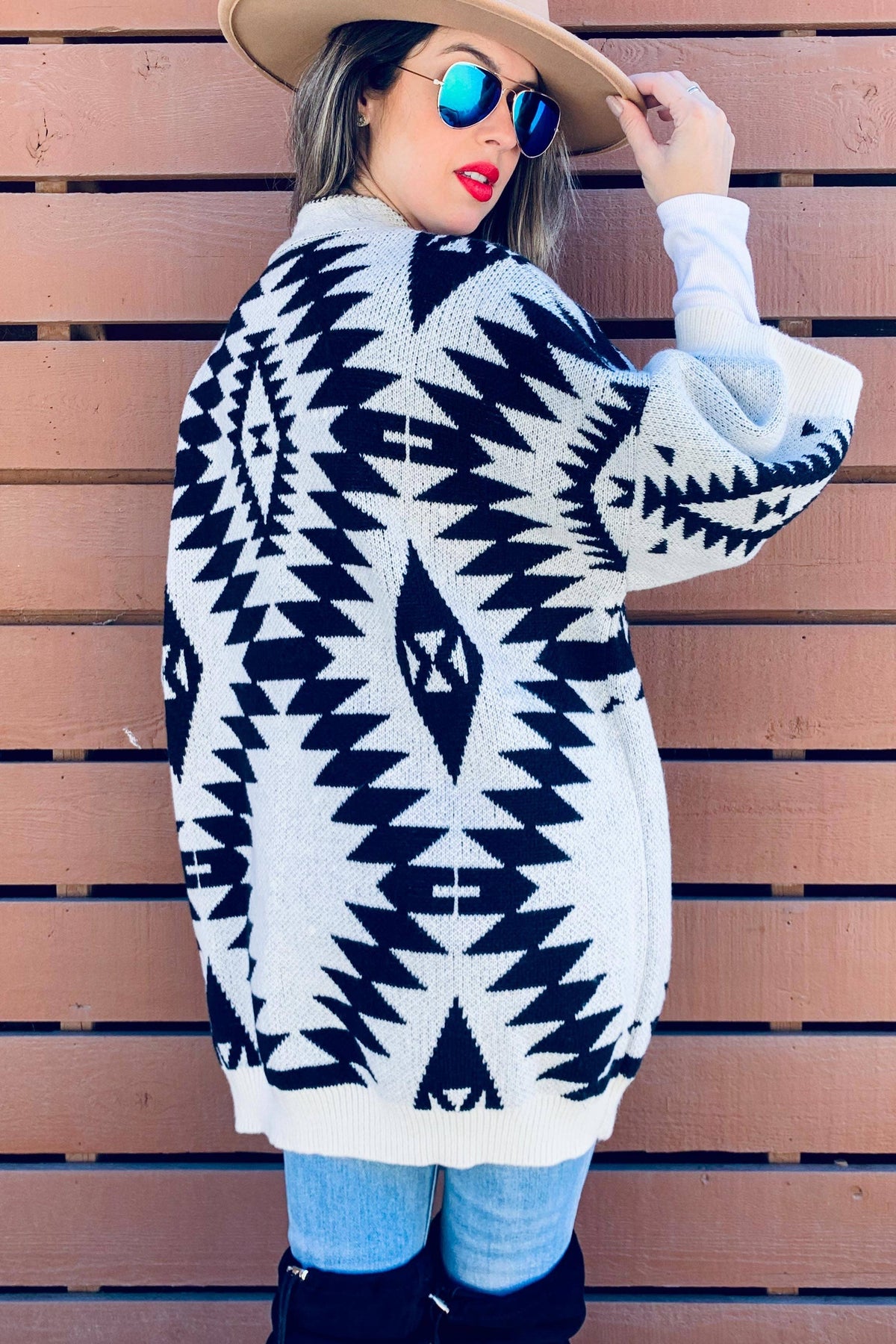 Western Boho Knit Cardigan