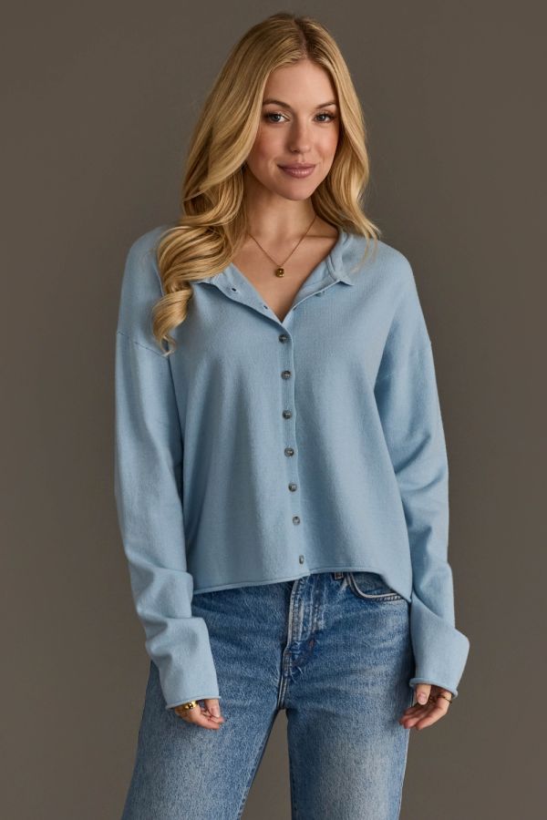 Super Soft Blue Cardigan