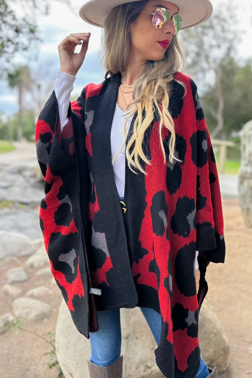 Leopard Kimono Cardigan