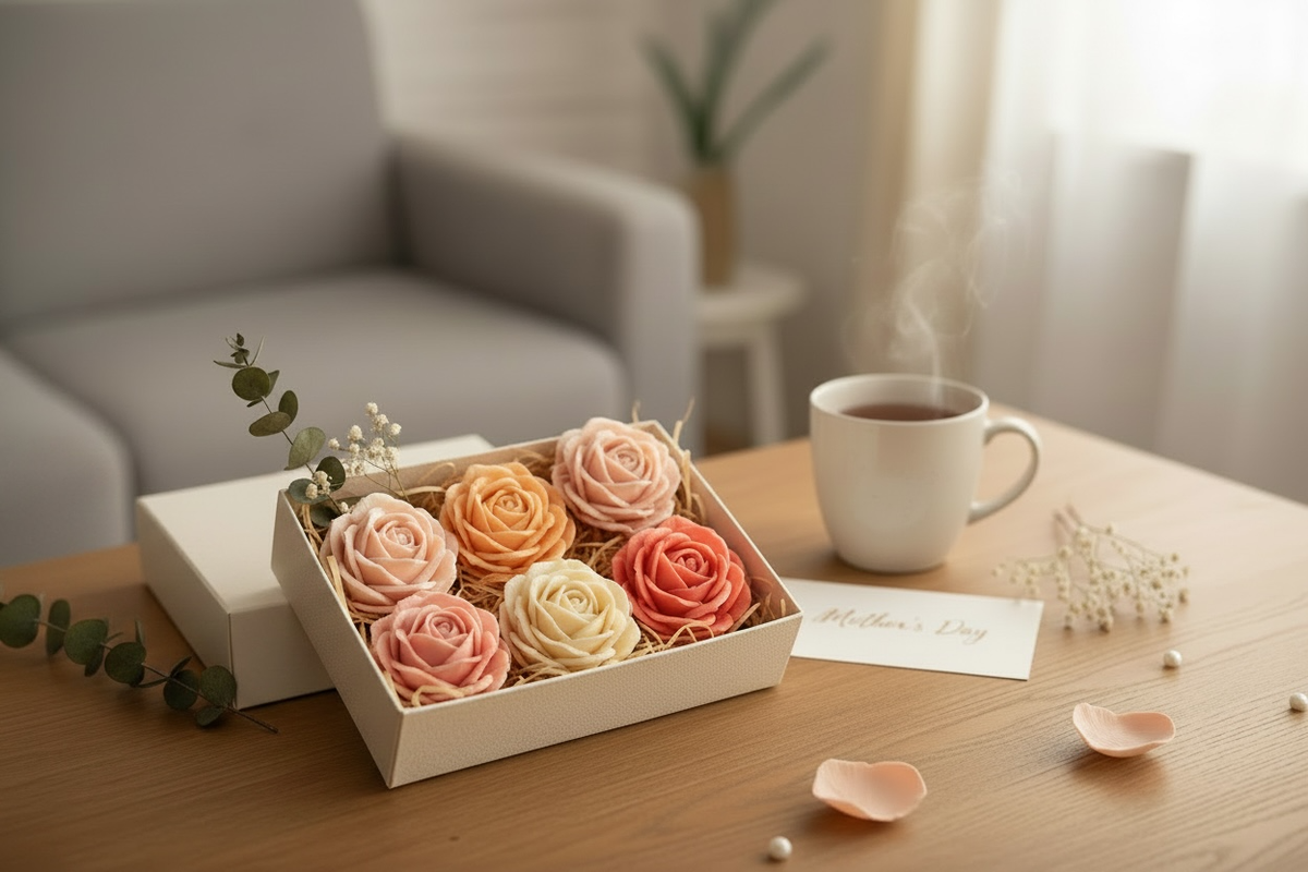 Rose Shaped Goat Milk Soap