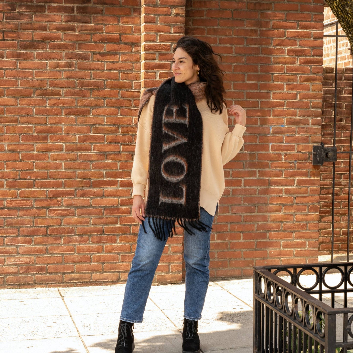 Oversized Inspirational Scarf