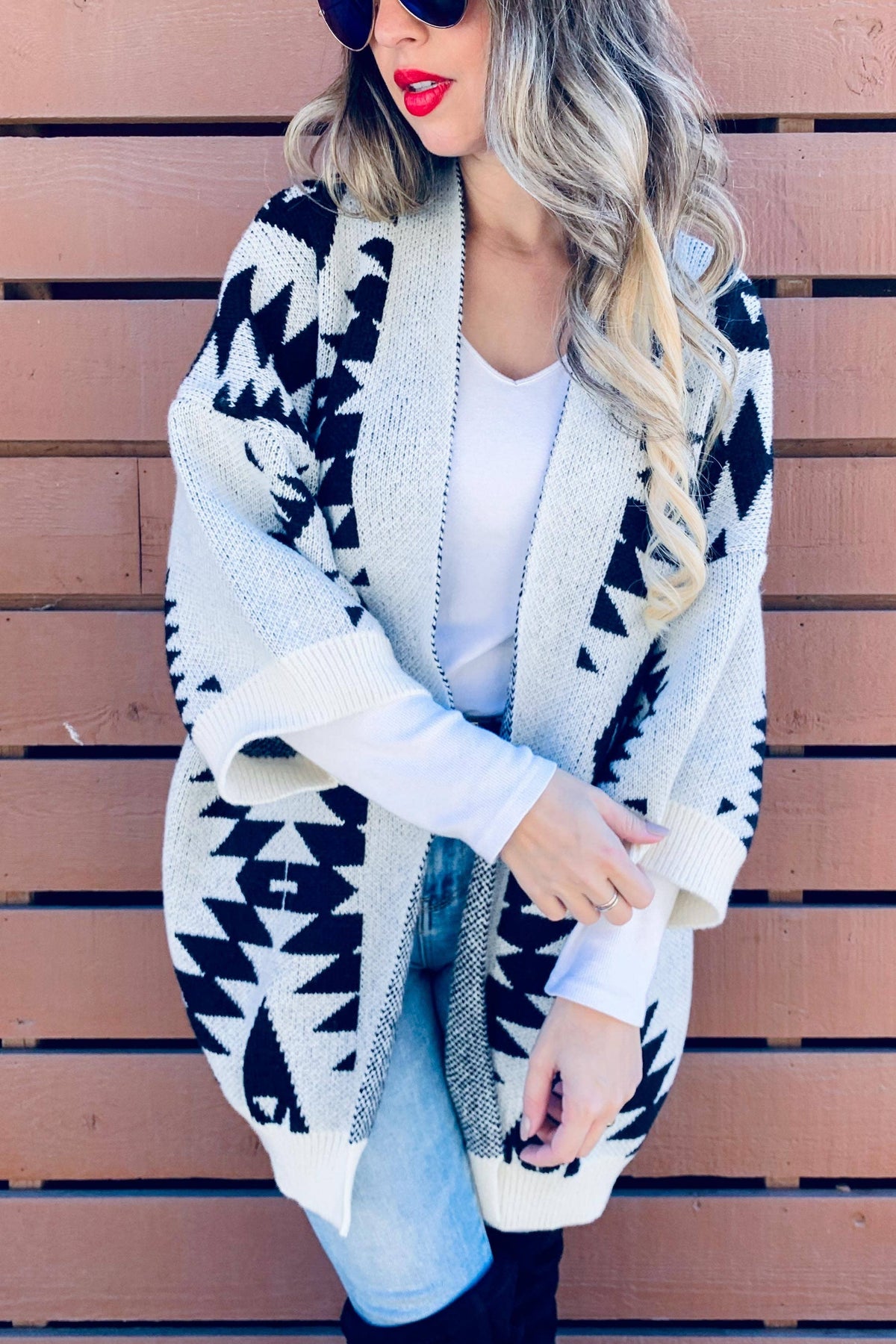 Western Boho Knit Cardigan