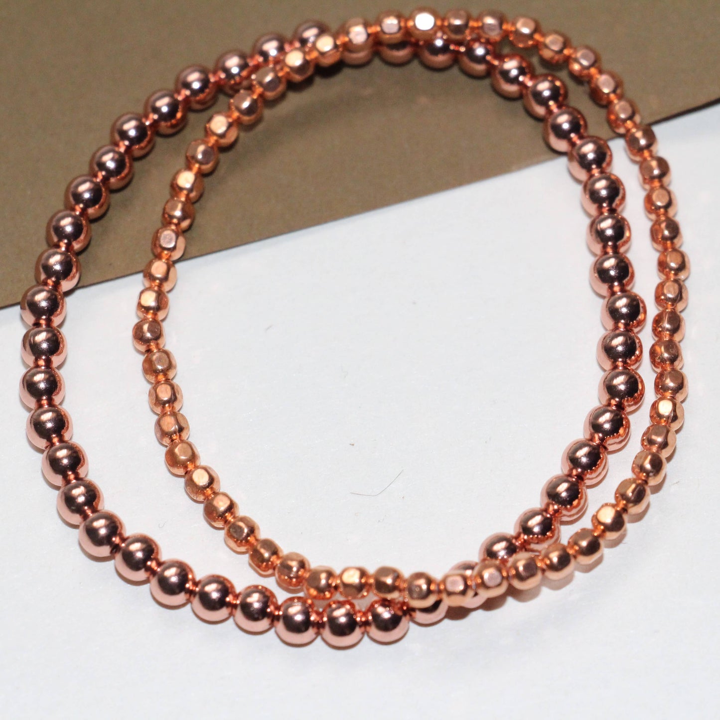 Genuine Solid Copper Bead Bracelet