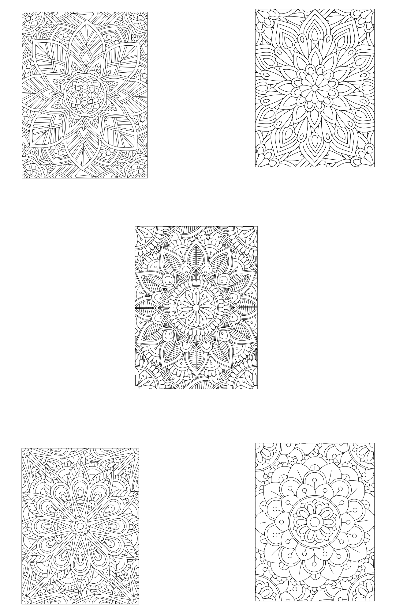 Adult Coloring Sheets Mandala