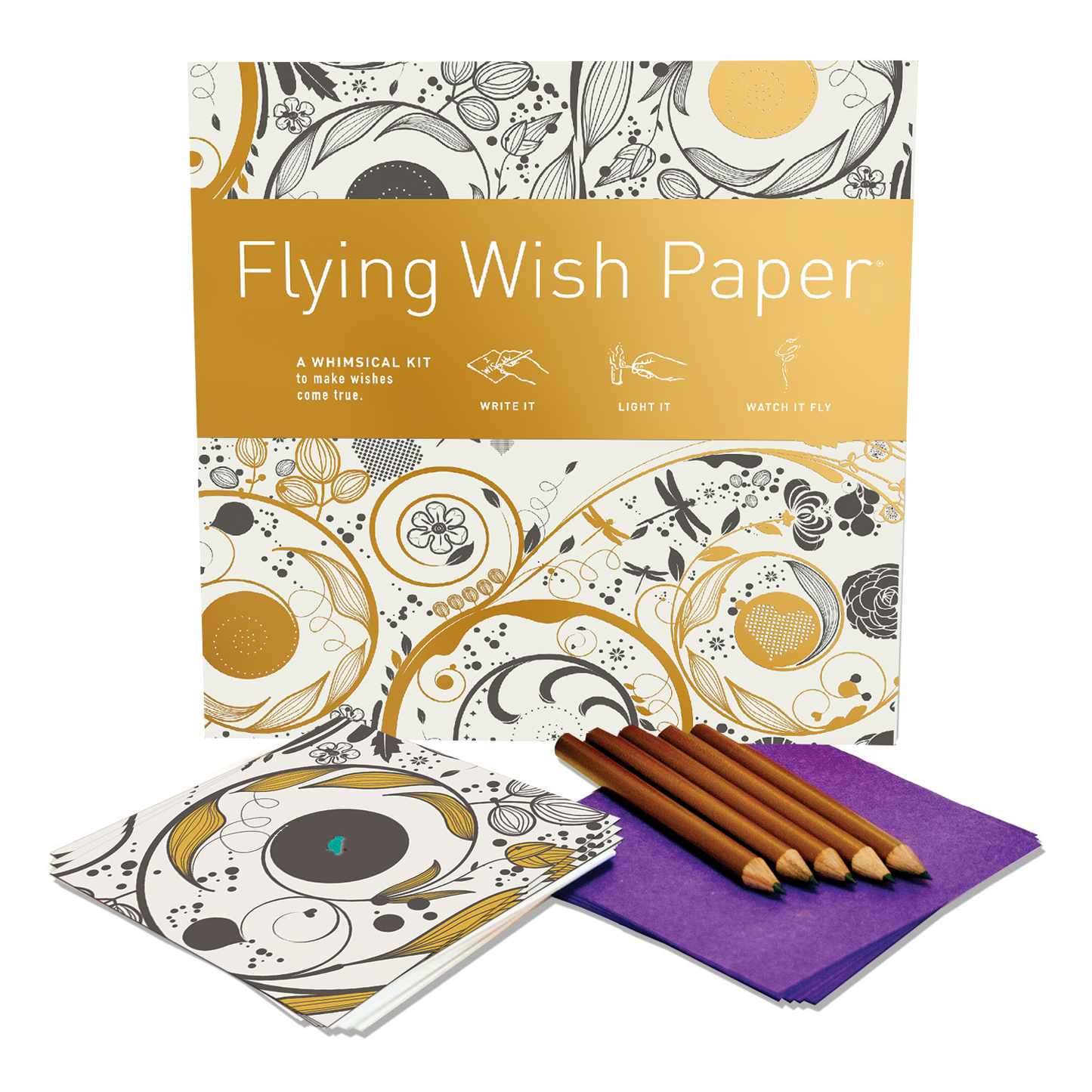 Flying Wish Paper Swirls Large Kit