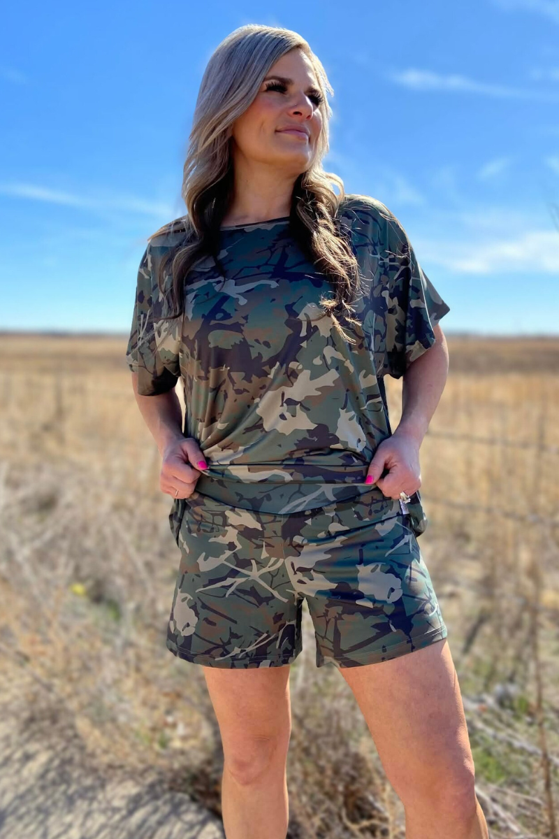 Oversized Camo Top