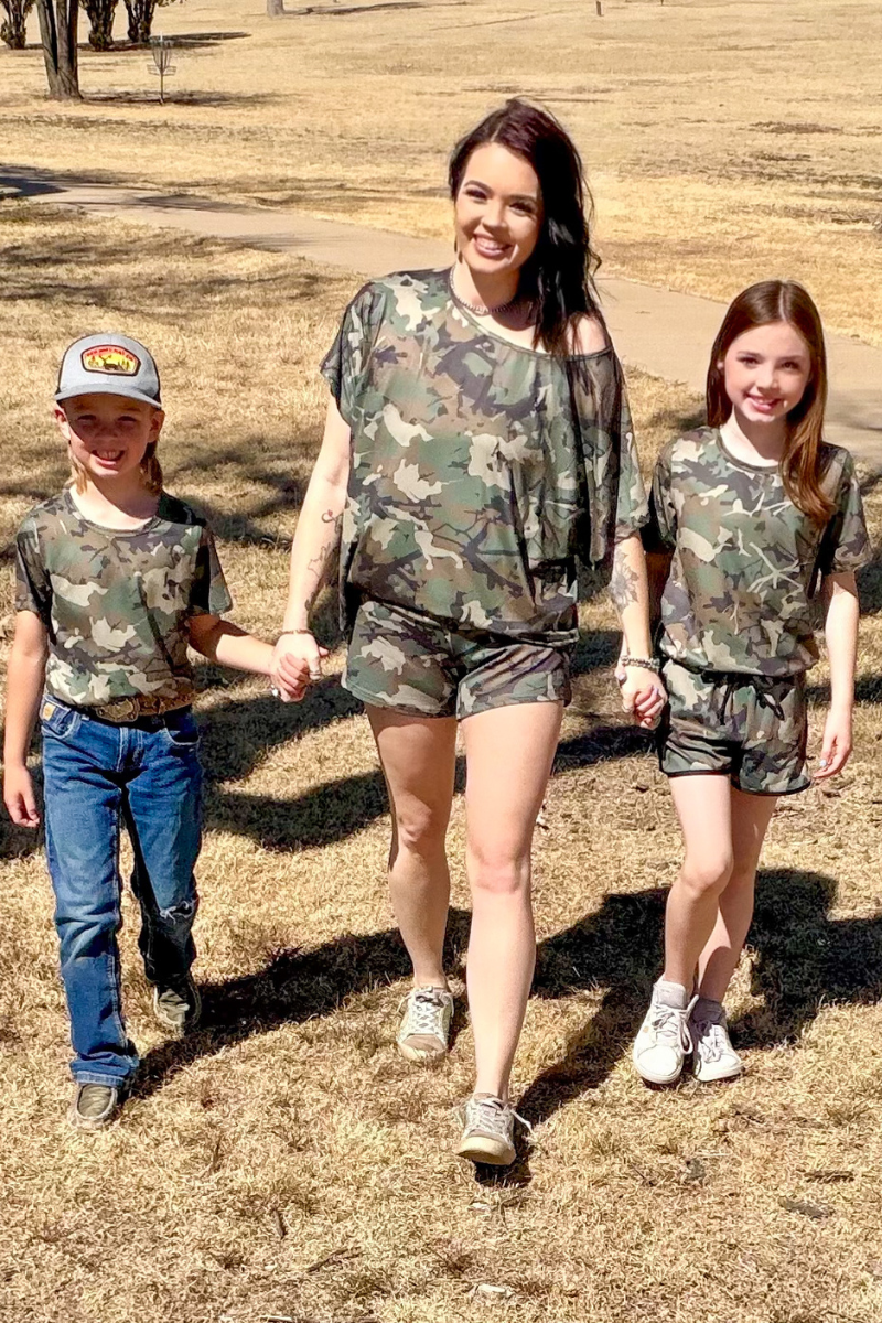 Oversized Camo Top