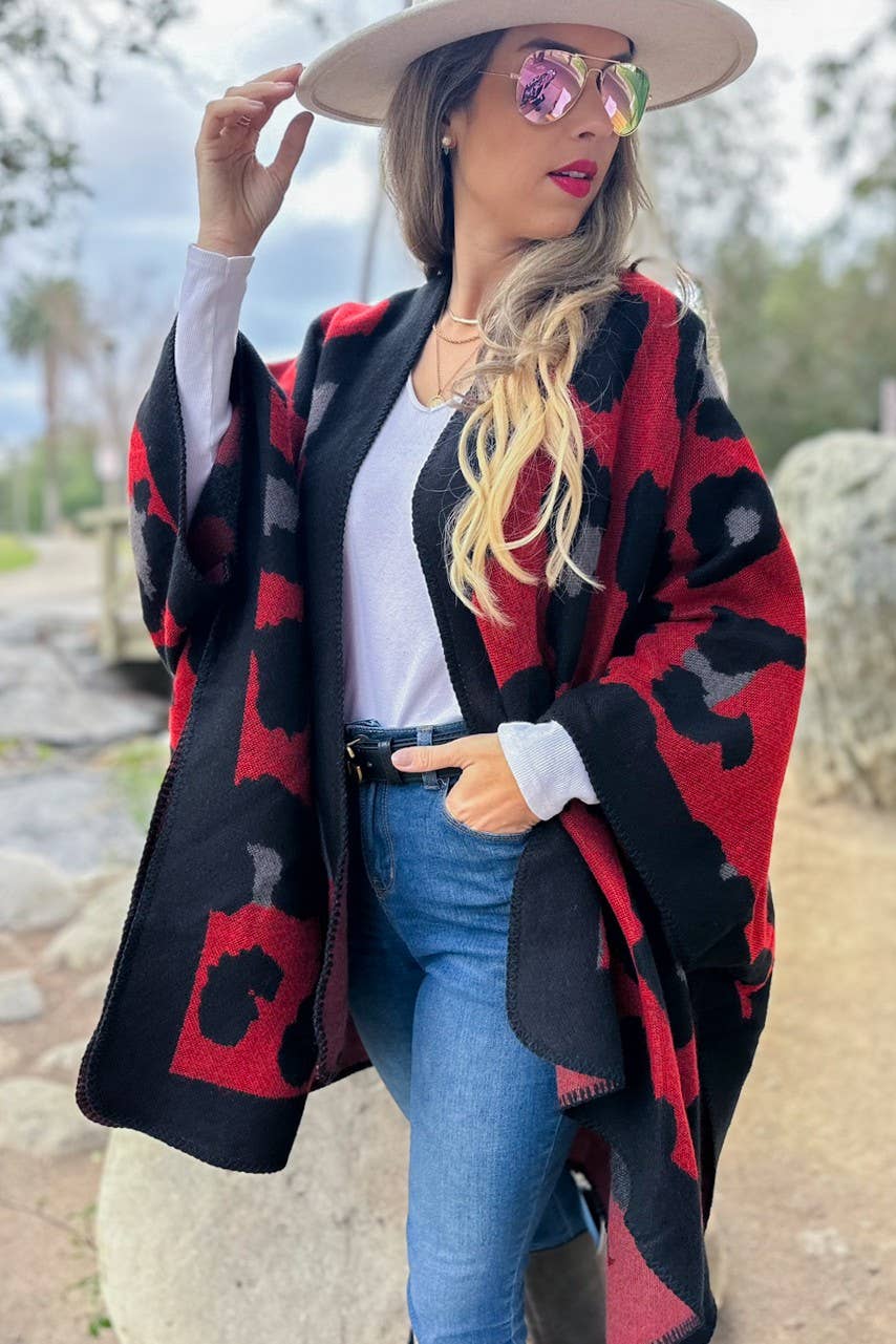 Leopard Kimono Cardigan