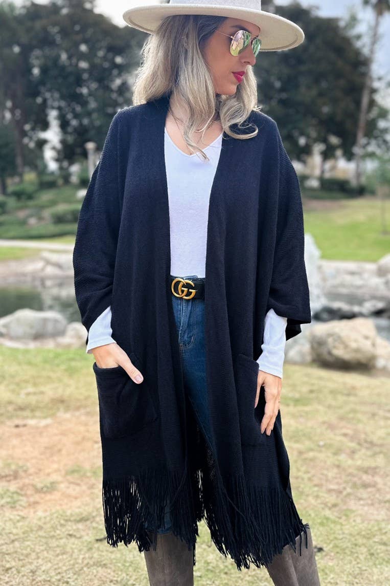Soft Knit Ruana Cardigan