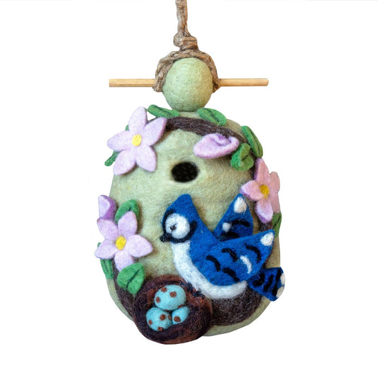 Birdhouse: Nesting Bluejay